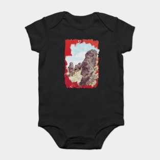 Easter Island Baby Bodysuit